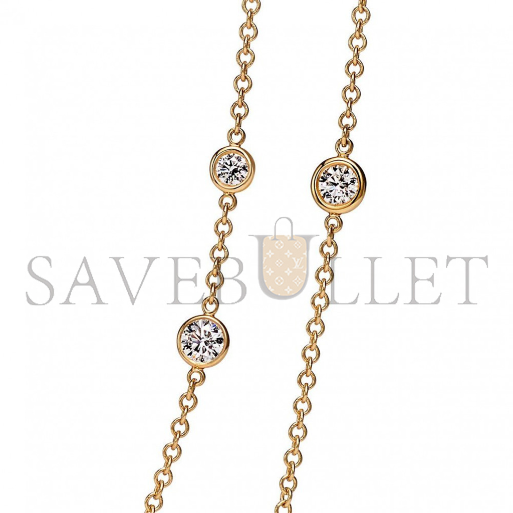 TIFFANY ELSA PERETTI® DIAMONDS BY THE YARD® SPRINKLE NECKLACE IN YELLOW GOLD WITH DIAMONDS 43605878